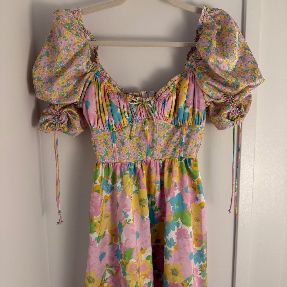 For Love & Lemons Emily Mini Dress Size XS | LIKE NEW - Picture 2 of 9
